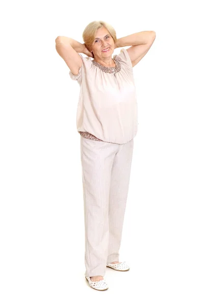 Lovely old woman — Stock Photo, Image