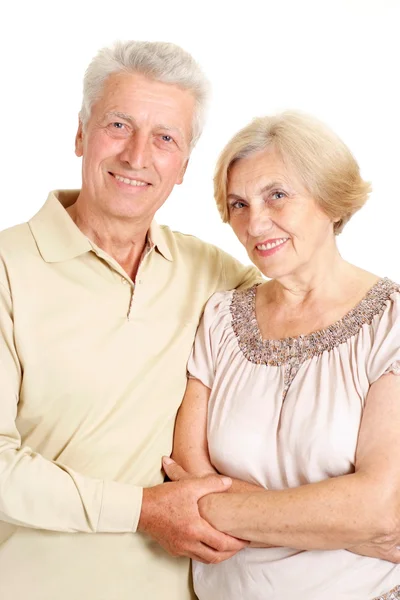 Gallant elderly couple — Stock Photo, Image