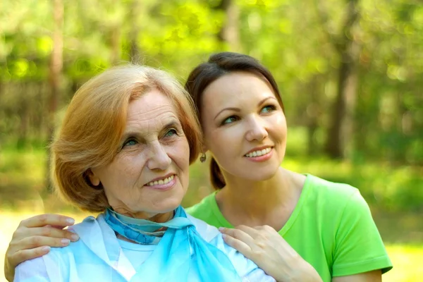 Mother and her nice daughter — Stock Photo, Image