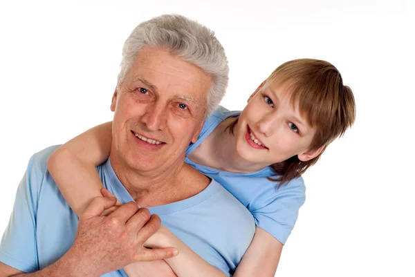 Beautiful family had a good time — Stock Photo, Image