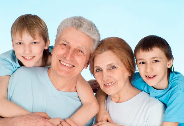 La famiglia Tops si è divertita — Foto Stock