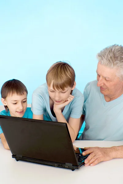 Two generations of humans — Stock Photo, Image