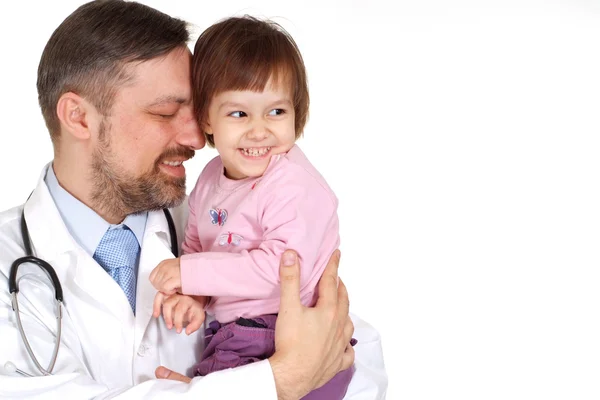 Männlicher Arzt in seinem Büro — Stockfoto