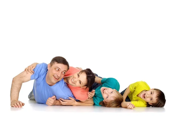 Magnificent family having fun — Stock Photo, Image