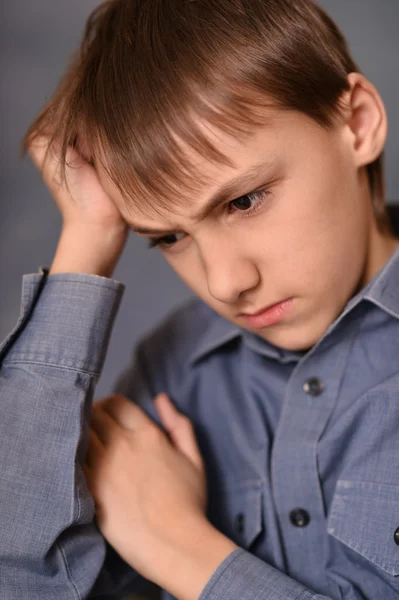 Sad little boy — Stock Photo, Image