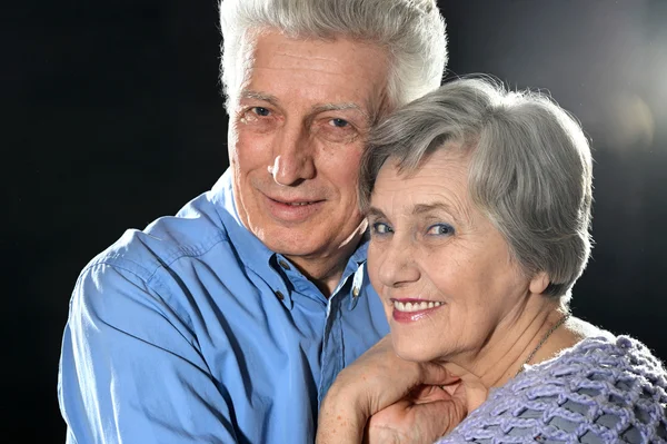 Portret van ouder koppel — Stockfoto