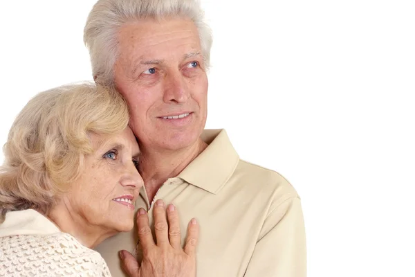 美丽的白种人老年夫妇 — 图库照片
