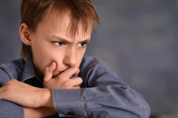 Offense little boy — Stock Photo, Image