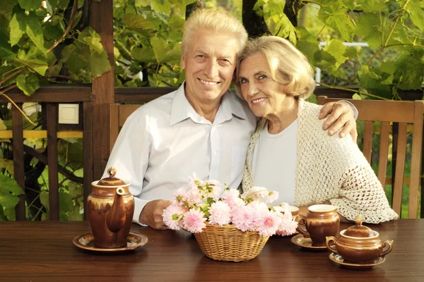 Portrait d'un couple d'aînés — Photo