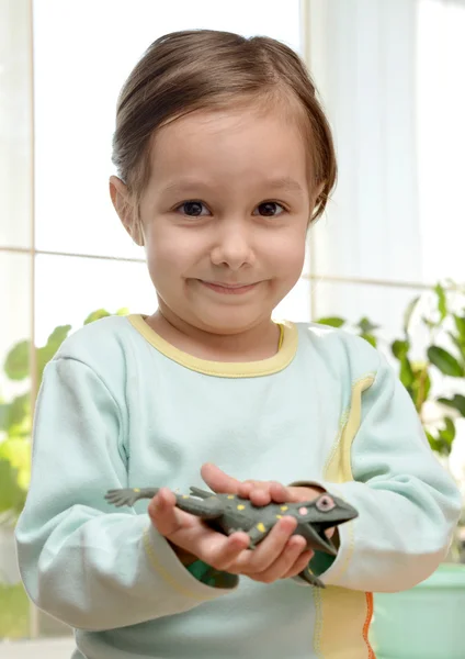 Niedliches kleines Mädchen — Stockfoto