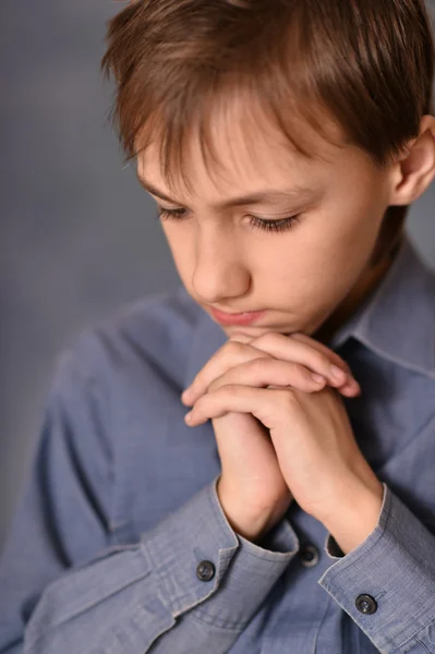 Sad little boy — Stock Photo, Image