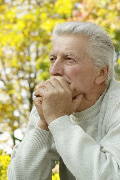 Portrait of an elderly man — Stock Photo, Image