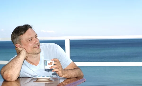 Portrait of a man resting — Stock Photo, Image