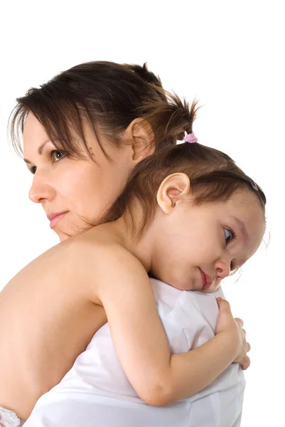 Médecin avec une petite fille — Photo