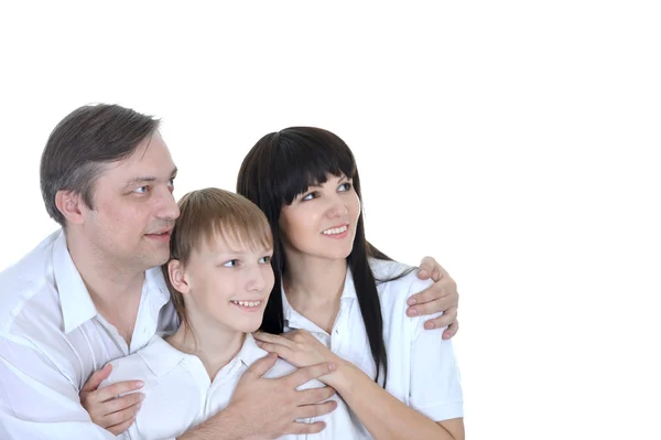 Young boy and his parents — Stock Photo, Image