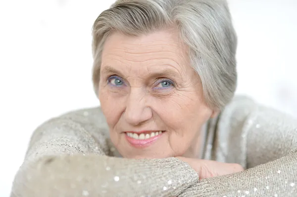 Portrait of an older woman — Stock Photo, Image