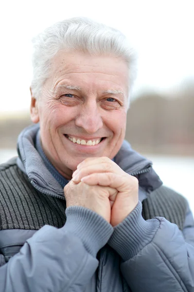 Cheerful senior man — Stock Photo, Image