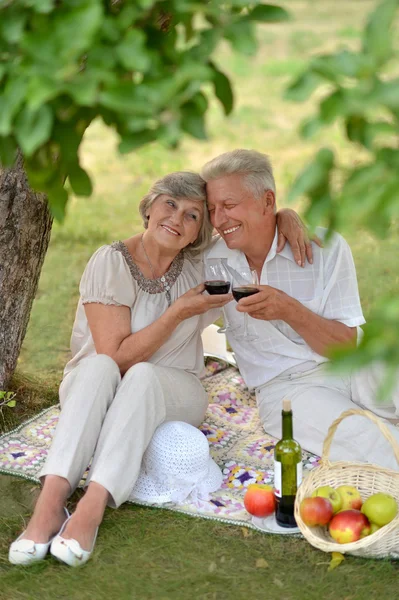 Gelukkig volwassen stel — Stockfoto