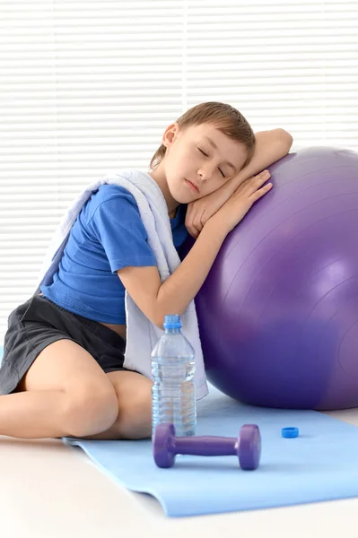 Sporty young boy — Stock Photo, Image