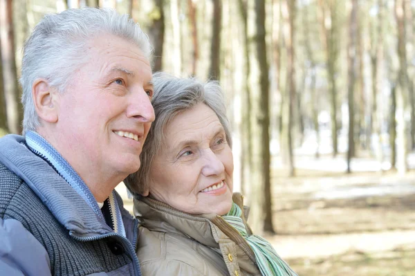 Happy elder couple — Stock Photo, Image