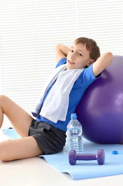 Sporty young boy — Stock Photo, Image