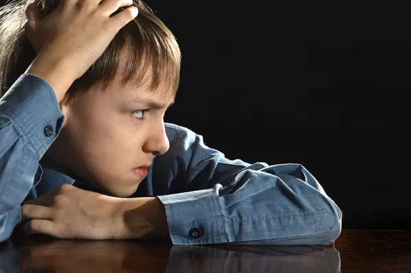 Offended little boy — Stock Photo, Image