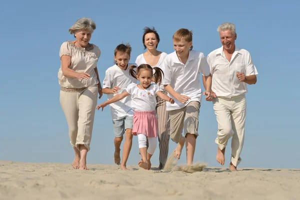 Happy family playing — Stock Photo, Image