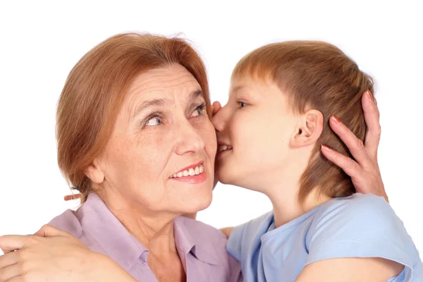 Sonson delar hemligheten — Stockfoto