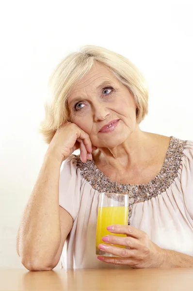 Portrait of a beautiful mature woman Stock Photo