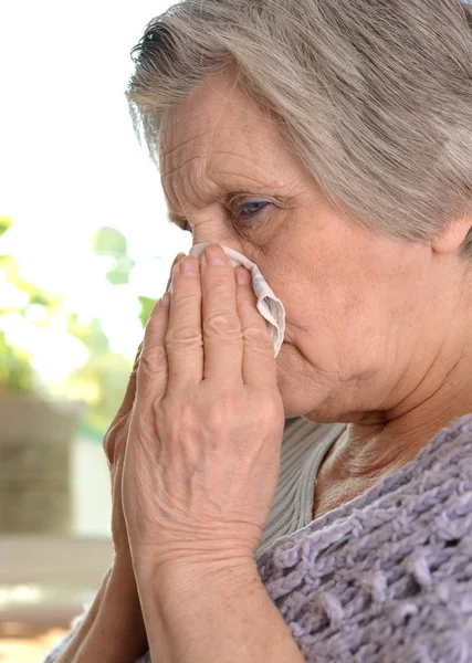 Woman feel unwell — Stok fotoğraf