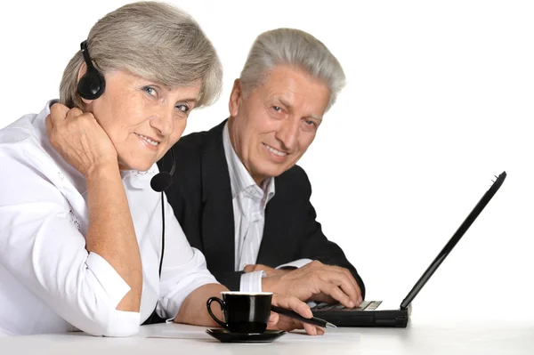 Two elderly people — Stock Photo, Image