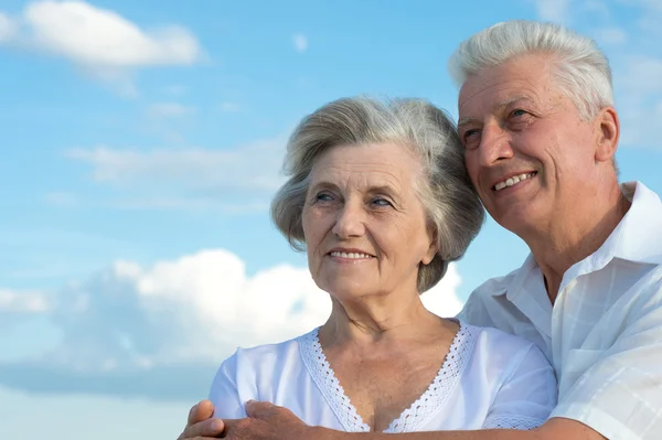 Loving elderly couple — Stock Photo, Image