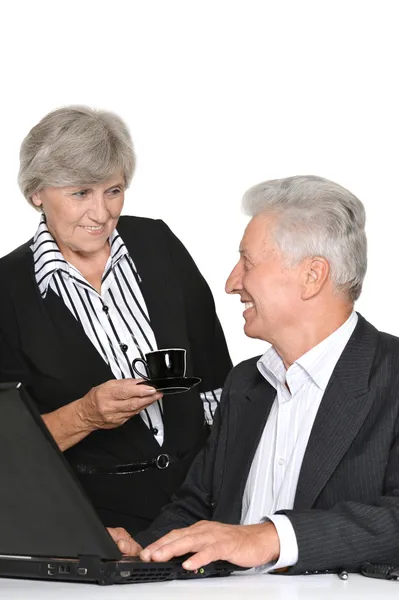 Portrait of elderly people — Stock Photo, Image