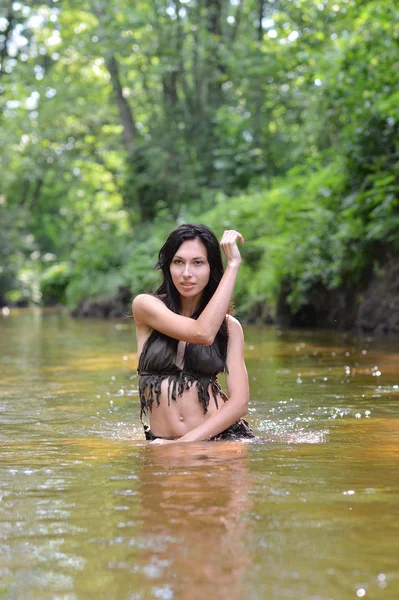 Portrait of wild girl — Stock Photo, Image