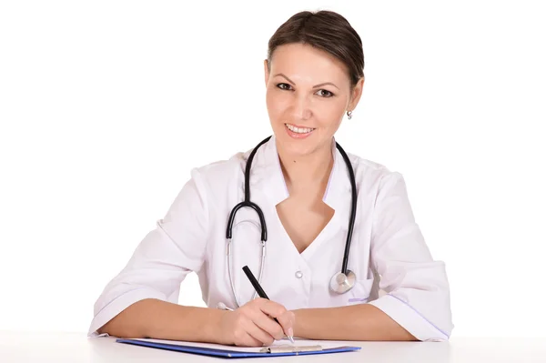 Portrait of a cute female doctor — Stock Photo, Image