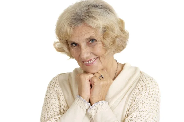 아름 다운 노인 여성 — 스톡 사진