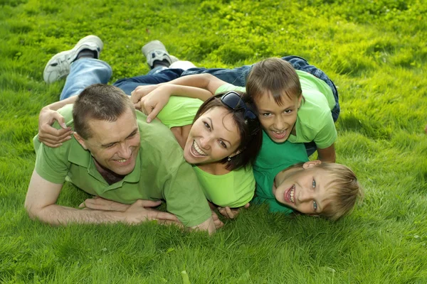 Nice parents and children l — Stock Photo, Image