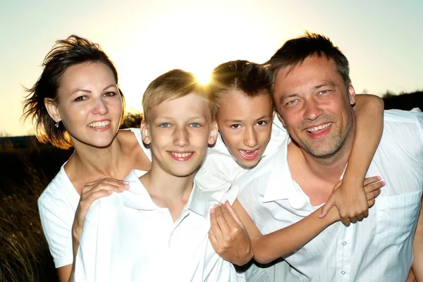 Top famiglia insieme — Foto Stock