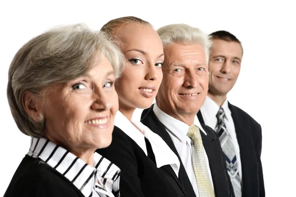 Mensen kijken camera — Stockfoto