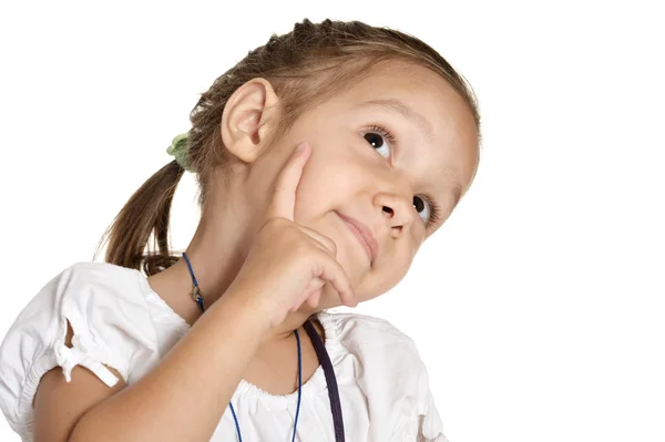 Emotional little girl — Stock Photo, Image