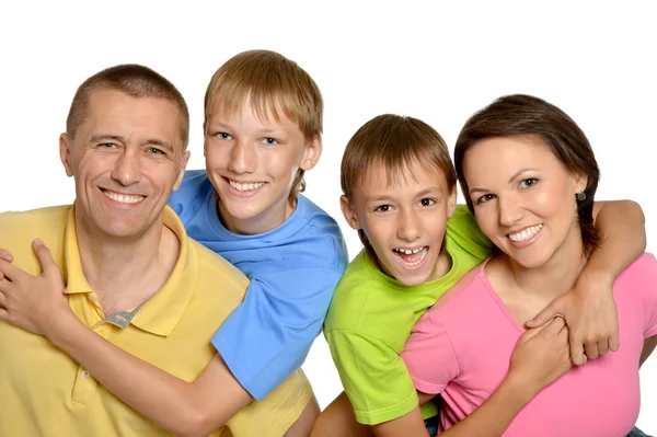 Retrato de uma família — Fotografia de Stock