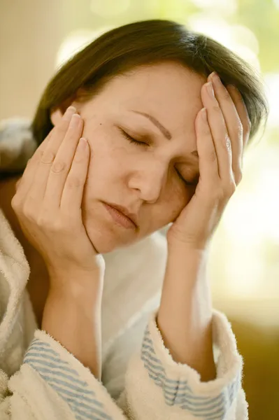 Mujer enferma — Foto de Stock