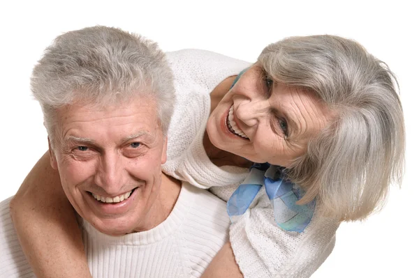 Feliz pareja de ancianos — Foto de Stock