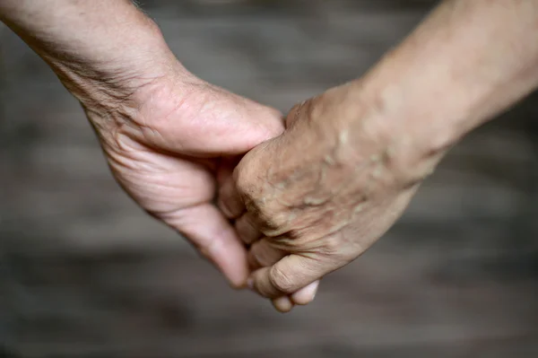 Closeup of hands together — Stock Photo, Image