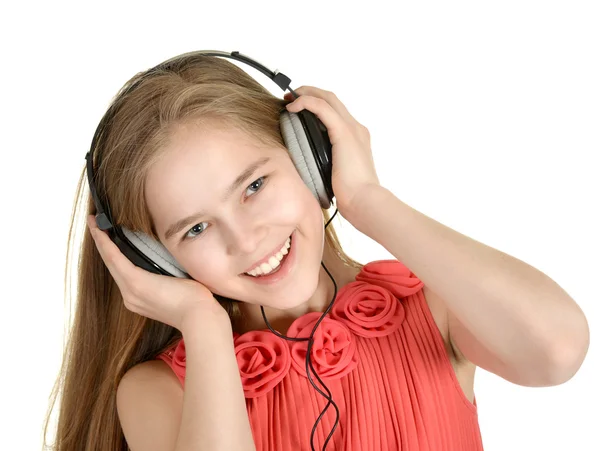 Menina carismática cantando — Fotografia de Stock