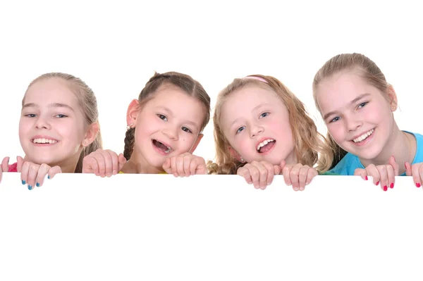 Happy young girls — Stock Photo, Image