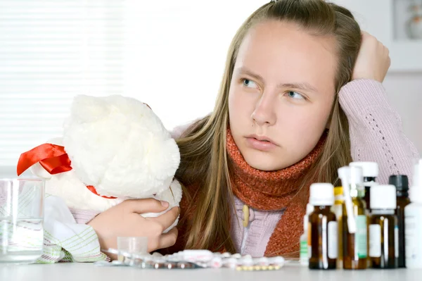 Porträt eines jungen Mädchens — Stockfoto