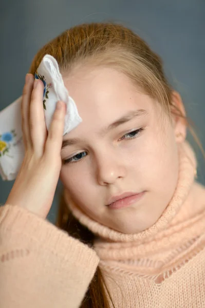 Niedliches kleines Mädchen — Stockfoto