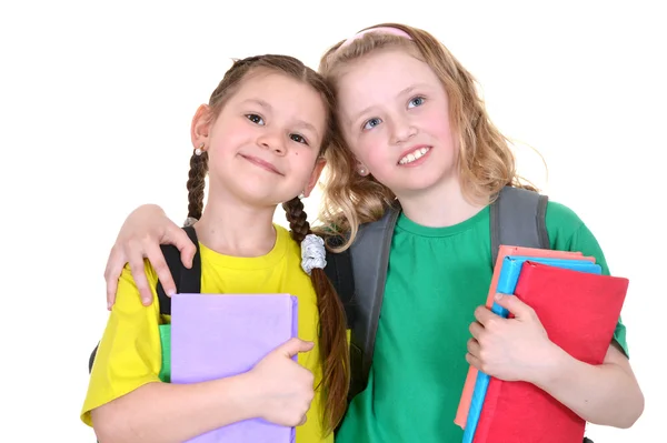 Dos colegiala amigable —  Fotos de Stock