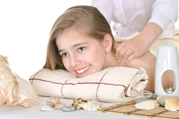 Menina jovem relaxante — Fotografia de Stock